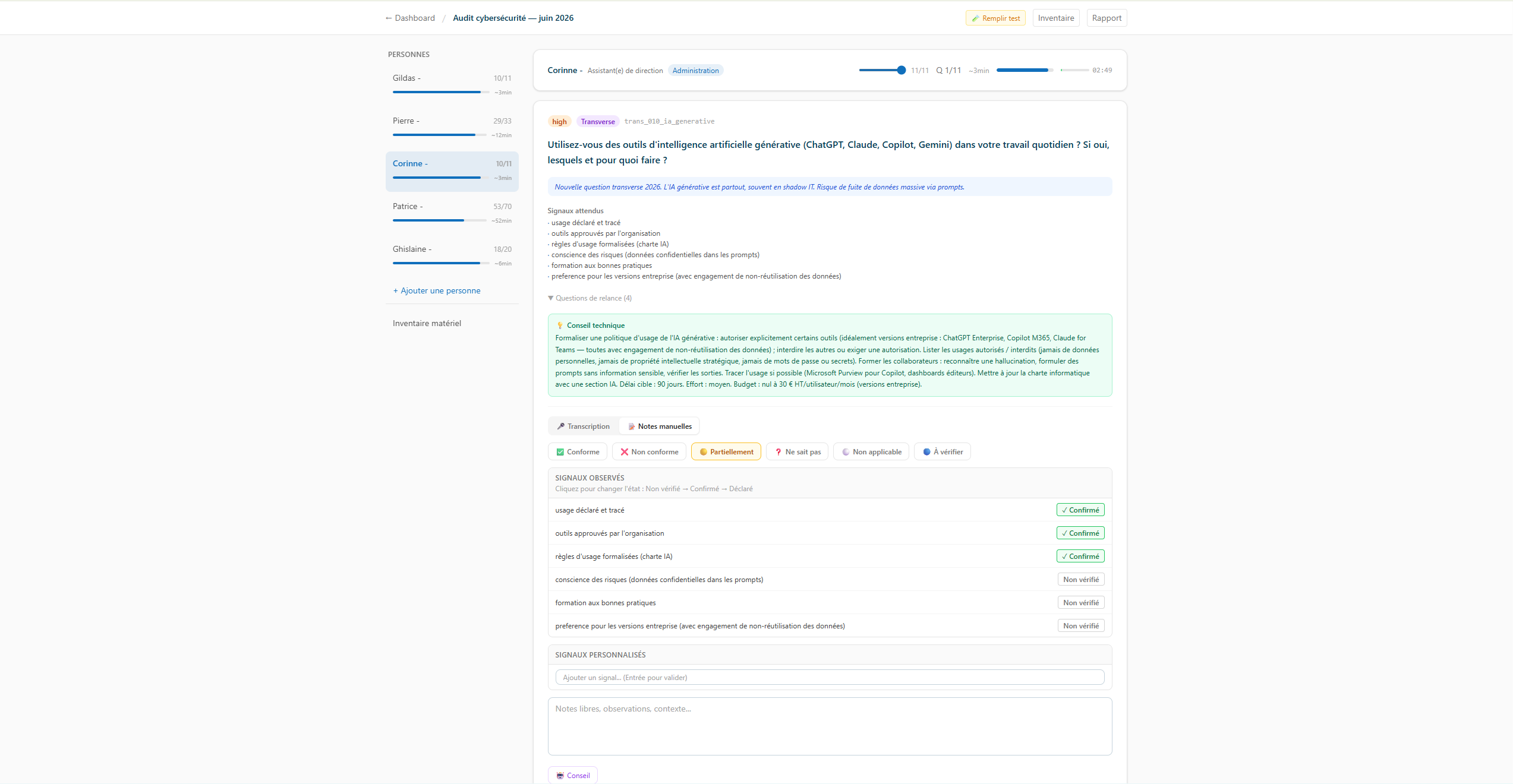 AuditSpoon — audit en cours
